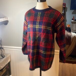 Vintage tartan sweater.